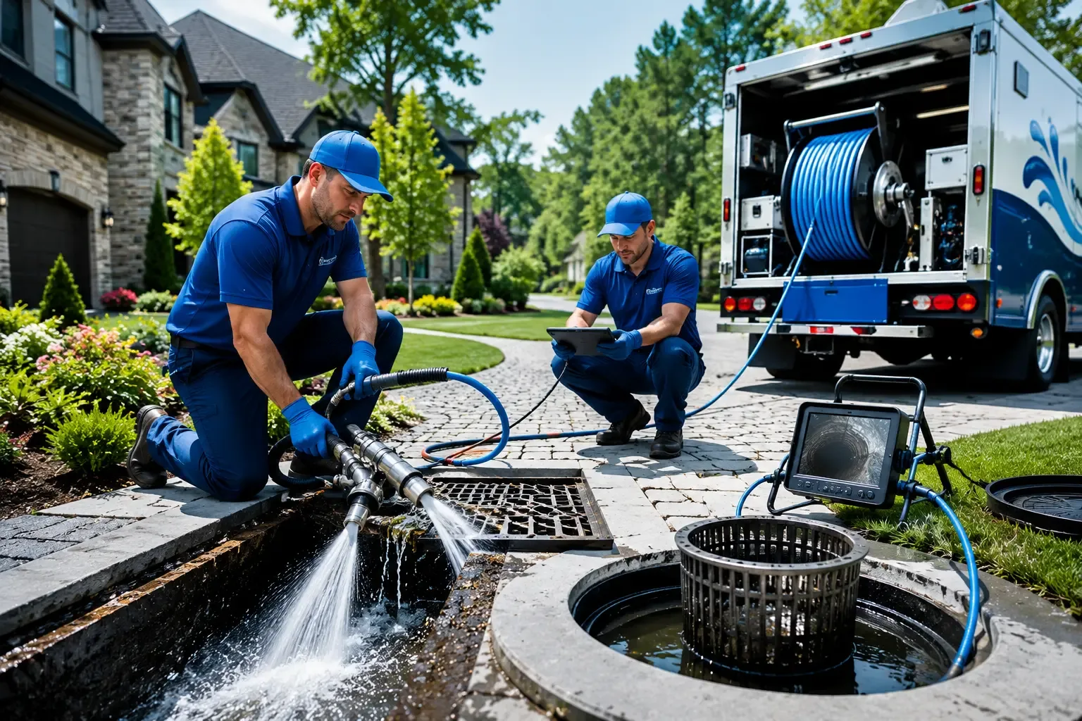 Local outdoor drain cleaning professionals in Plover, WI